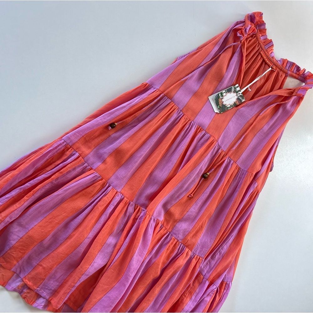 OLIPHANT™ NWT sleeveless tiered short dress Large